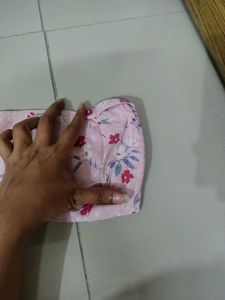 Pink Floral Kurta Office Wear