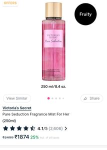 Victoria&#39;s Secret Pure Seduction Shimmer Body Mist