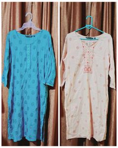 Combo Of 2 Branded Kurti Size 36 Inches