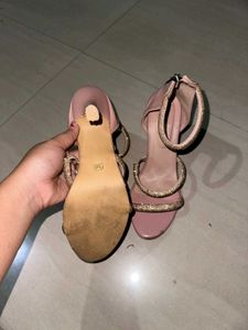 Pink Pencil Heel For All Party Wear