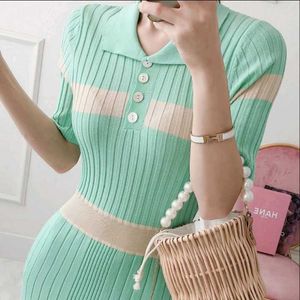 MINT GREEN KNIT DRESS