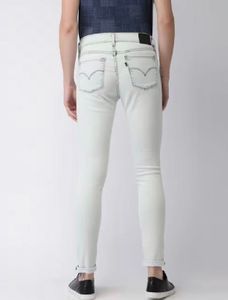 Levis Jeans Off White Denim Women