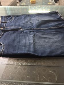 Strcheble Denim Mini Skirt..