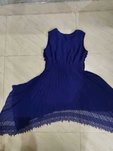 Royal Blue Ruffle Dress
