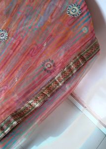 Multi Colour Net Saree
