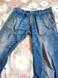 People Authentic Blue Banana Fit Jeans