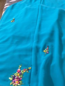 Kashmiri Hand Print Saree