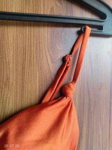 Orange Bikini Top
