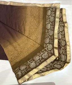Elegant Brown Saree