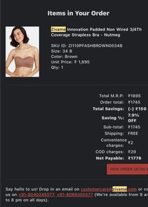 Zivame Strapless Multiway Bra
