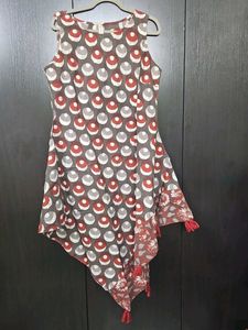 Patterned Asymmetric Dress