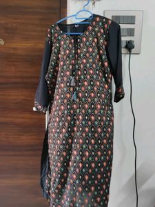Printed Kurti with Tassels