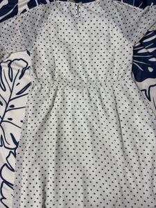 Heart Print knee length dress