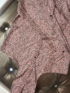 Pink &amp; Black Animal Print Blouse