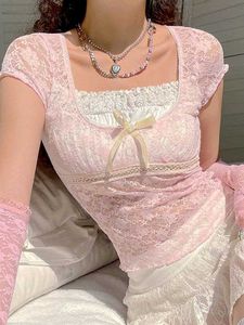 Lace Pink Top
