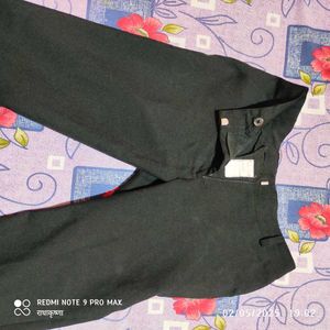 Black Zippered Pants
