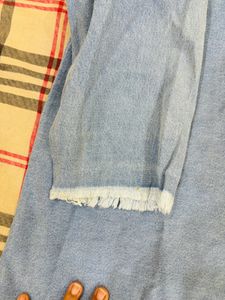 Denim Top Long Lenght