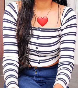 Striped Long Sleeve Top