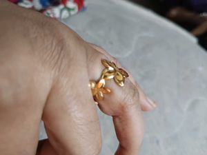 Gold Flower Ring