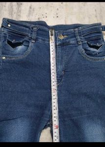 Dark Wash Wide Leg Denim Jeans