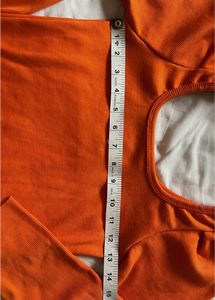 Orange Crop Top