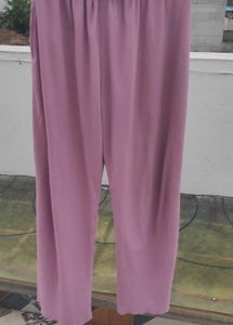Dusty Rose Wide Leg Pants