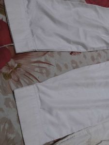 White Cotton Trauser