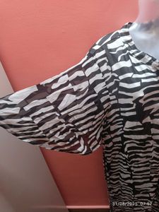 New Unused Xxl Zebra Print Dress