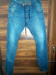 Stylish Blue Denim Joggers