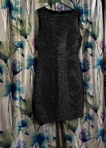 Zebra Print Sleeveless Dress