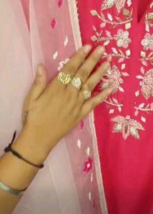 💗💖Pure Silk Hot Pink Kurta Set💗💖
