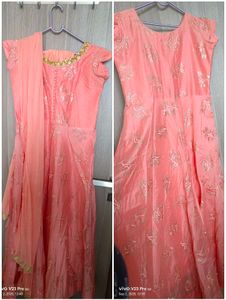 Peach Ethnic Gown