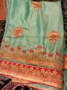 Elegant Embroidered Saree