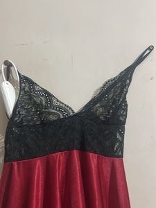 Red &amp; Black Lingerie Top