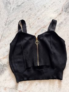 Black Crop Top