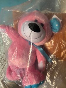 Jam &amp; Honey Pink Jolly Bear Soft Toy