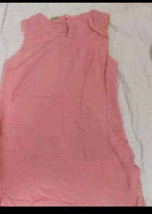 Pink Embroidered Kurta