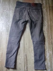 Gray Denim Jeans