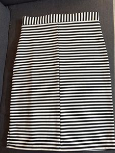 Striped Pencil Skirt