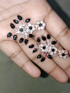 Rose Gold Flower Digine Jewellery Set
