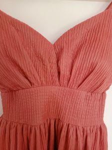 Brand New Peach Strap Dress