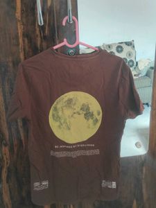 Brown Graphic T-Shirt