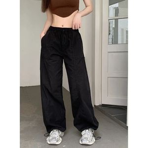 Black mid waist pants