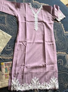 Elegant Embroidered Kurta 3 Piece Set