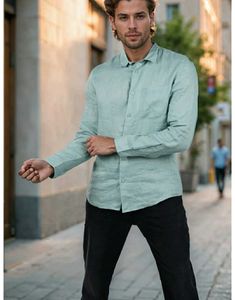 Celio Linen Men&#39;s Shirt