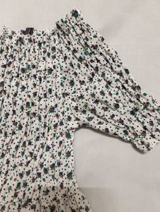 Floral Smocked Midi Dress