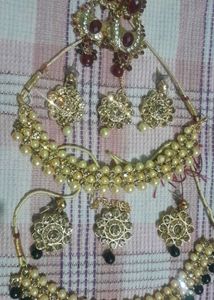 Alloy Gold Plated Jewellery Set Pack Of 3