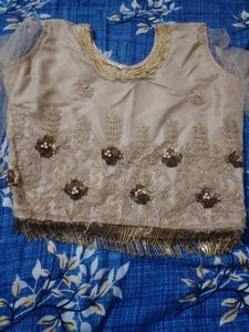 Biscuit colour Elegant  Lehenga Choli Set