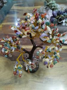 Multi Stone Natural Crystal Bonsai Tree For Decor