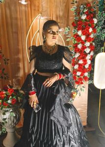 Today's special Buy This Black Lehnga @2800rs